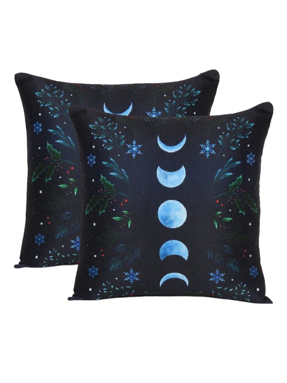 Oussum Decorative Cushion Cover Cotton Moon Print Pillow Case Comfortable Cover